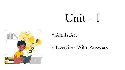 Essential grammar in use Unit -1 Exercises with answers ( Study With Me)