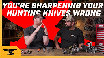 Stop Sharpening Your Hunting Knives Like This!