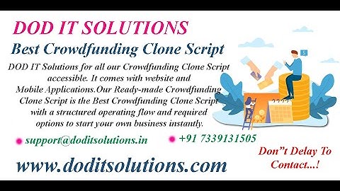 Crowdfunding Clone Scripts | Ready-Made Clone Scripts