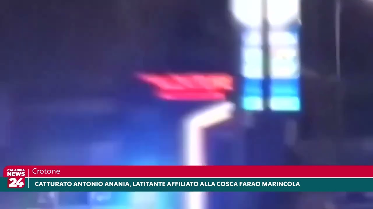 Catturato Antonio Anania, latitante affiliato alla cosca Farao Marincola