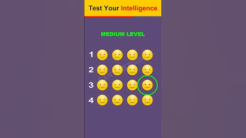 Test Your Intelligence 🤯 Memory Test - Find the Emoji That Stands Out - Part 26 #shorts #quiztime