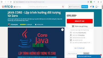 Khóa học JAVA CORE - Lập trình hướng đối tượng từ Zero