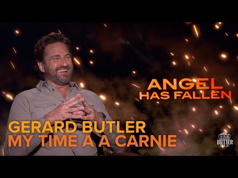 Gerard Butler Relives his time as a Carnie | 'Angel Has Fallen' Interview | Extra Butter