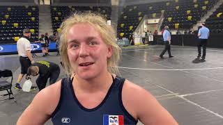 Abby McIntyre surprised herself by winning USA Wrestling Girls Folkstyle Nationals