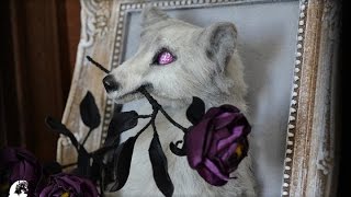 Enchanted wolf doll portrait in frame by Zlata's fantasy dolls screenshot 2