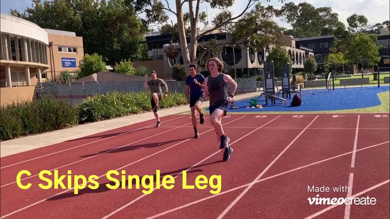 SSA Skipping Drills (C Skip Single Leg) YouTube