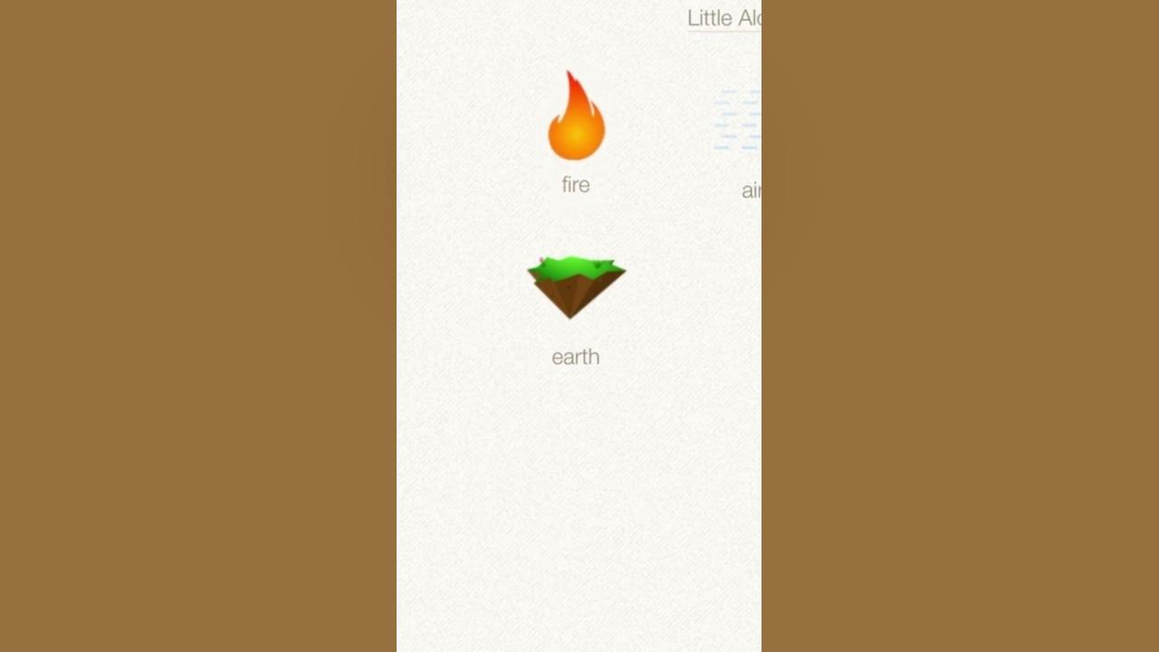 Hhoow to make a. Earthquake in. Little alchemy YouTube