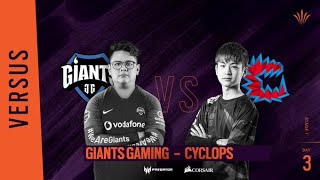 Giants Gaming vs Cyclop \/\/ Rainbow Six APAC North Division - Playday #3