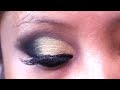 Easy Golden Cut Crease Eye Makeup Tutorial