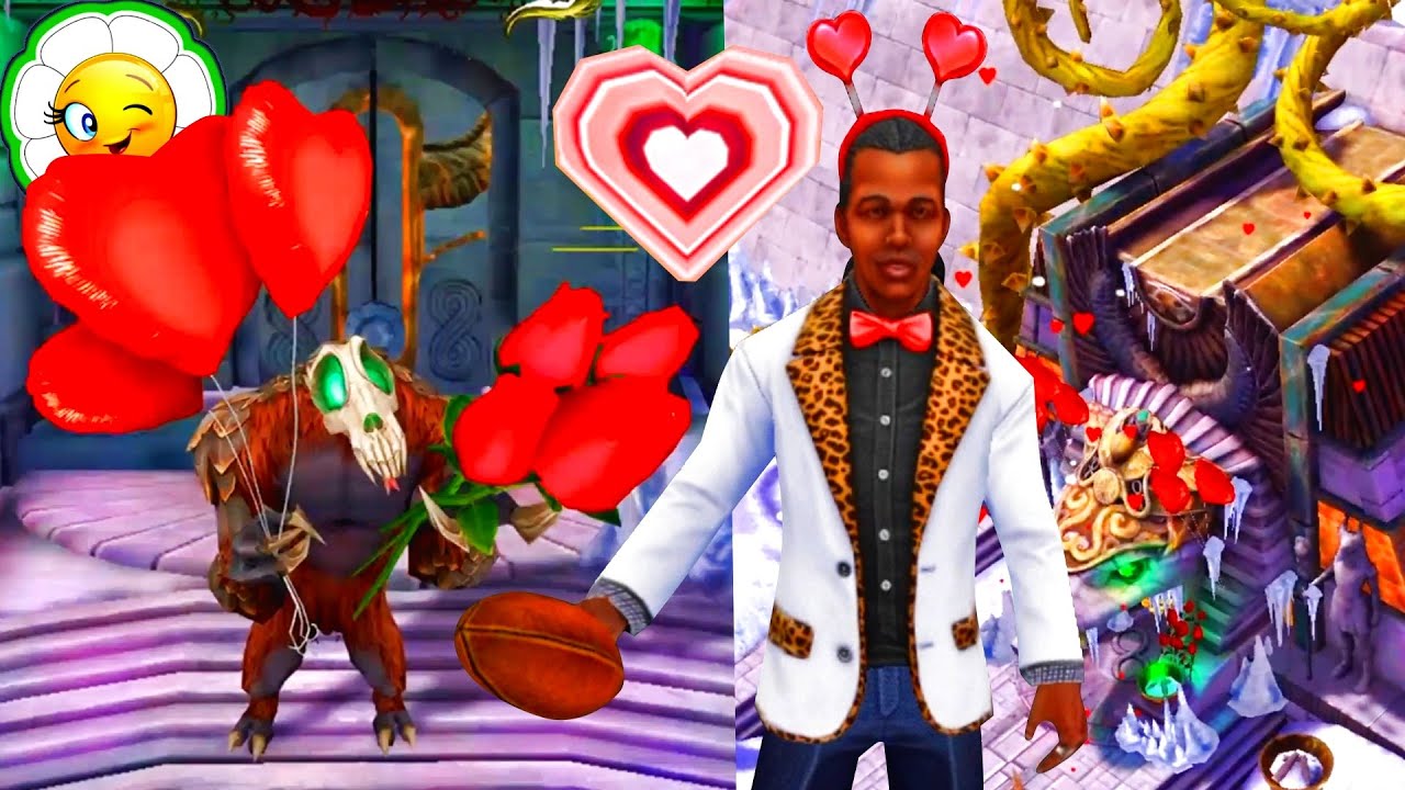 Temple Run 2 #8  День Валентина: Zack Wonder Showtime и монеты-сердечки! На весь экран