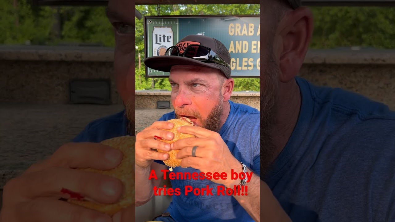 A southern boy tries the world famous New Jersey Porkroll