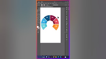 How To Make Infographics in Illustrator | Infographics Design #shorts