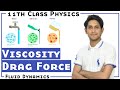 Viscosity, Drag Force in Urdu / Hindi || 11th Class Physics - Chapter No 06 || viscosity in urdu