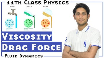 Viscosity, Drag Force Class 11 Physics  (Urdu / Hindi)