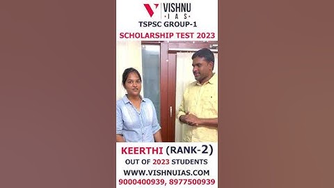 TSPSC GROUP-1 Scholarship Test 2023 Rankers Keerthi & Nikhil Review | VIAS | TSPSC GROUP - 1 #ranker