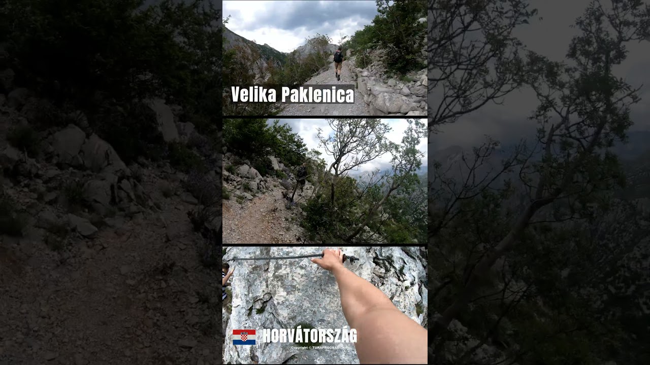 🇭🇷 Velika Paklenica 4K | Turaprogramok.hu | Láncos ösvények és Adriai panoráma 🌿🌊⛰️