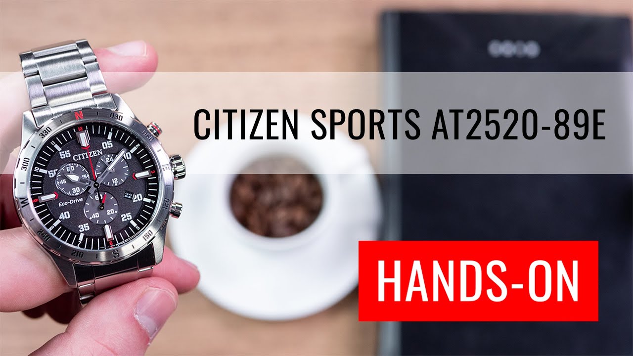 HANDS-ON: Citizen Sports Eco-Drive AT2520-89E - YouTube