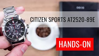 HANDS-ON: Citizen Sports Eco-Drive AT2520-89E - YouTube