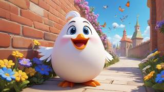 "Humpty Dumpty Song 🥚 | Fun Fall &amp; Bounce Back Nursery Rhyme for Kids"
