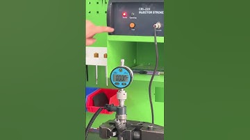 Bosch 110 injector disassembly and assembly demonstration common rail test bench  #testbench