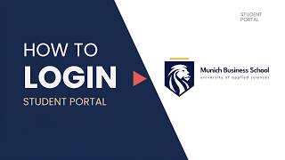 Munich Business School Login Portal | Student Login Guide 2026