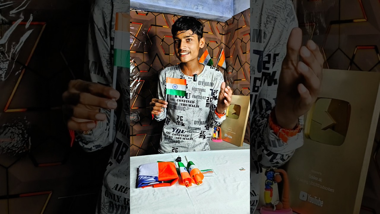 Smallest vs biggest indian flag 