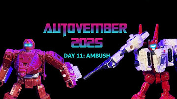Autovember 2025 Day 11 Ambush Transformers Stop Motion Challenge