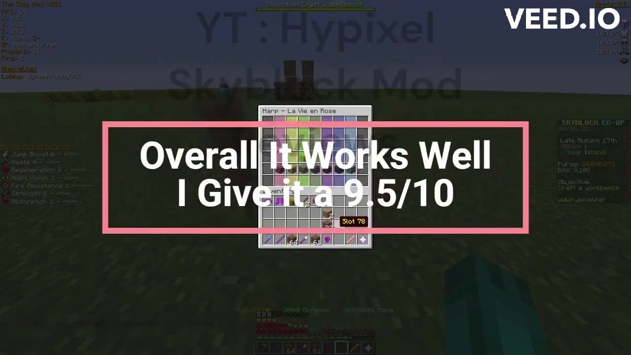 Hypixel Skyblock auto melody's harp mod(hypixel skyblock)