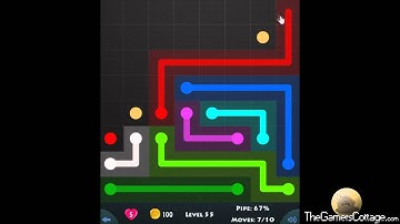 Flow Game Level - 355 [8x8] Mania Connect the Dots