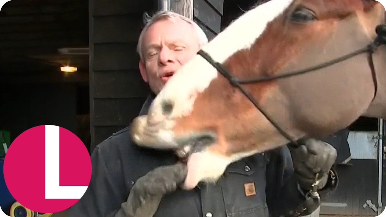 Martin Clunes Shows Off His Unruly Horses | Lorraine