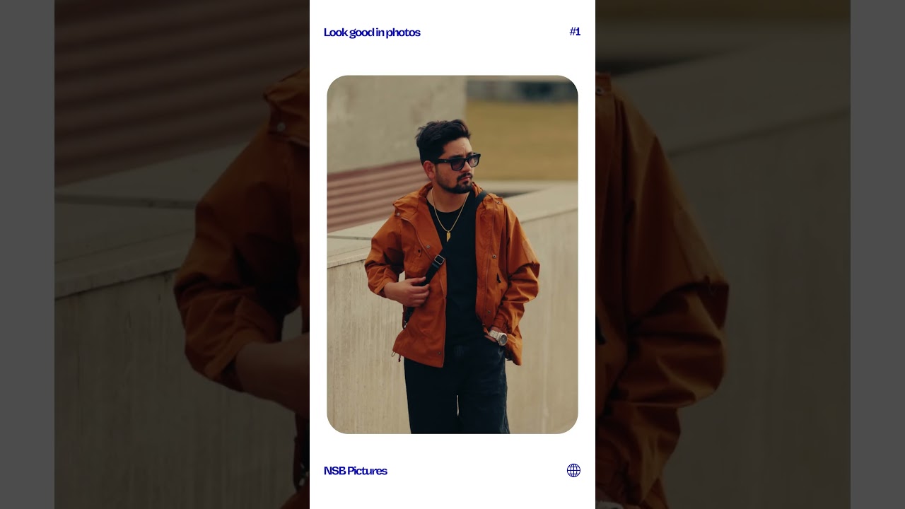 How to pose for photos. Look Good in Photos - Hack 01
