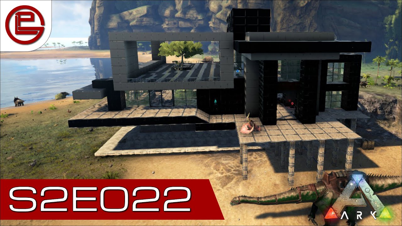 ARK [S2E022] ★ Villa Base Tour ★ Let's Play ARK Survival Evolved YouTube