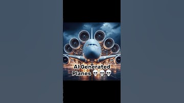 AI Generated Planes 💀💀💀 #plane #airplane #aviation #avgeek #capcut #ai #fyp
