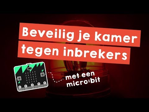 Programmeer een kamer alarm met je Microbit