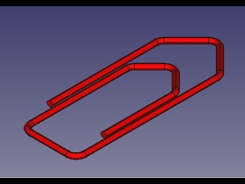 FREECAD #33 - PAPER CLIP