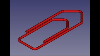 FREECAD #33 - PAPER CLIP