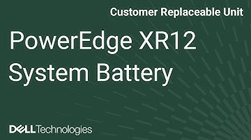 Dell  PowerEdge XR12: Remove/Install System Battery