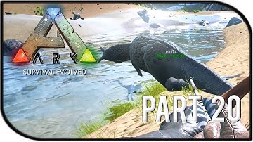 ARK: Survival Evolved Gameplay Part 20 - "Taming a Carnotaurus!"