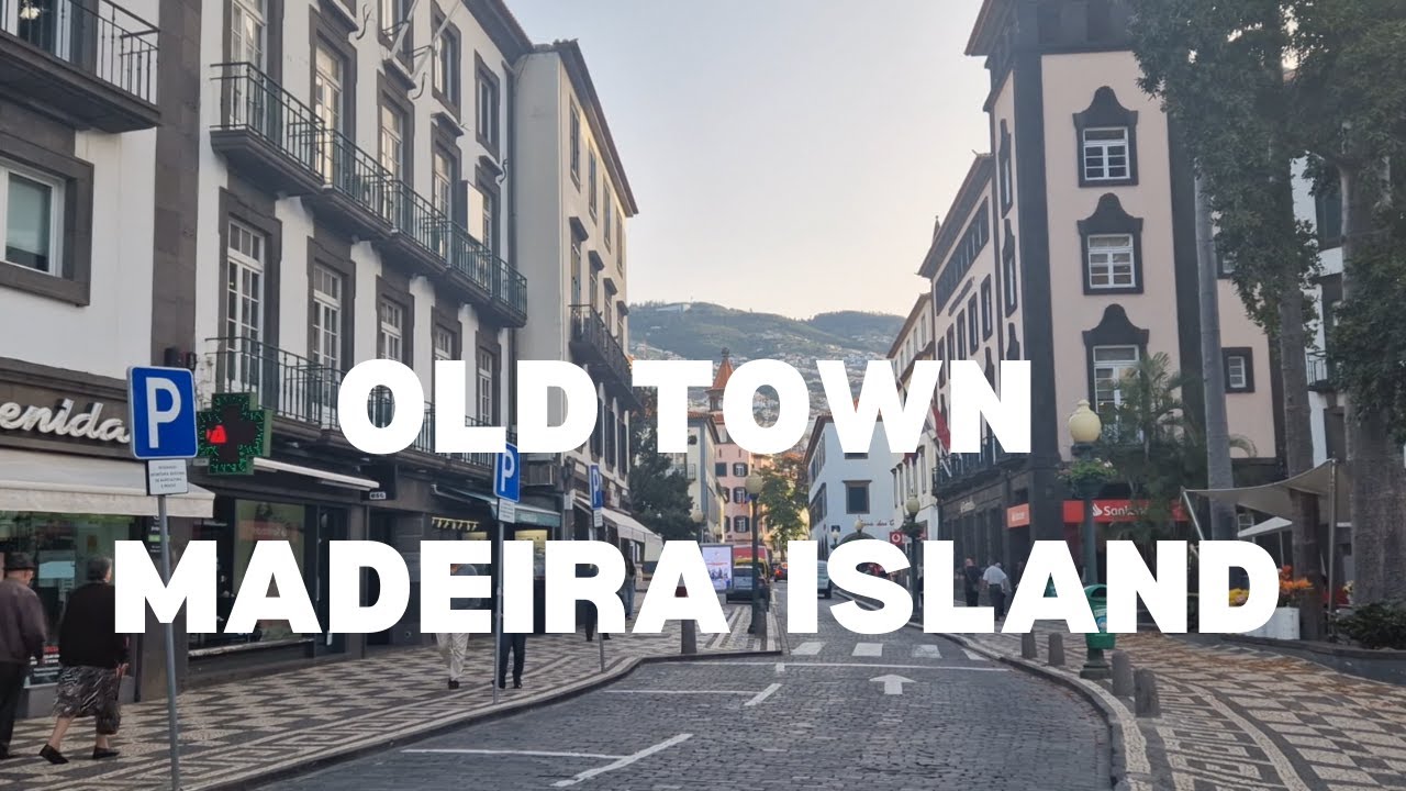 Walking around Funchal Old Town / Madeira Island / Walking Tour