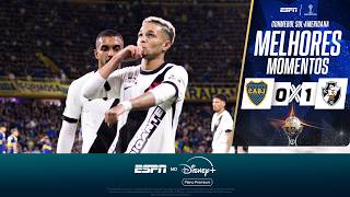 NA RAÇA! VASCO VENCE BOCA JUNIORS COM UM A MENOS EM LA BOMBONERA E ABRE VANTAGEM | MELHORES MOMENTOS