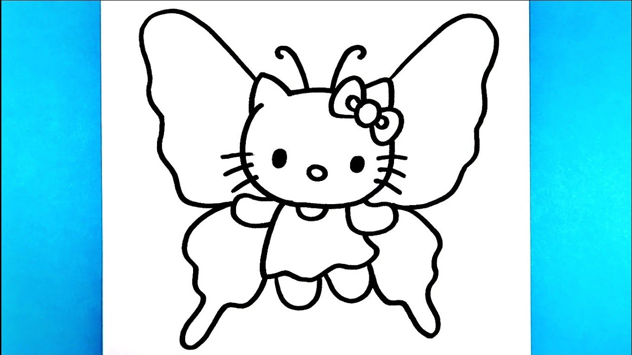 Hello Kitty Nasıl Çizilir ) Sevimli Adım Adım Çizimler / How to draw Hello Kitty