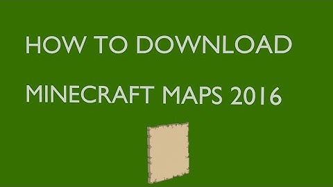 HOW TO DOWNLOAD 1.9 MINECRAFT MAPS FOR FREE 2016!!