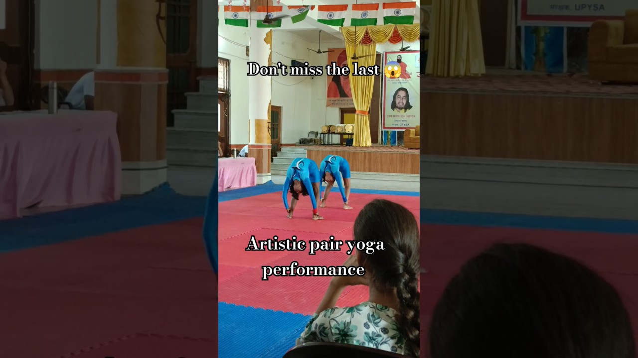 Artistic yoga performance 