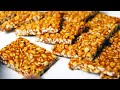 मूंगफ़ली की चिक्की (गुड वाली)–Peanut Chikki–Moongfali ki Chikki–Peanut Jaggery Bar–Gajak recipe Hindi