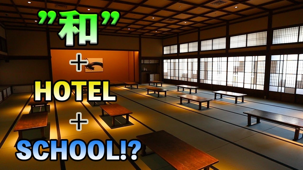 Hotel Review in Kyoto  School Building turned into hotel [THE GATE HOTEL KYOTO TAKASEGAWA]