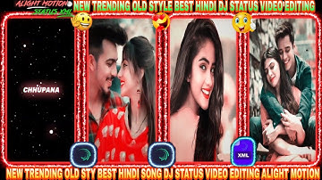 NEW TRENDING😍CHAND SIFARISH❤️ HINDI FULL SONG DJ STATUS🤡VIDEO EDITING😯ALIGHT MOTION XML FILE