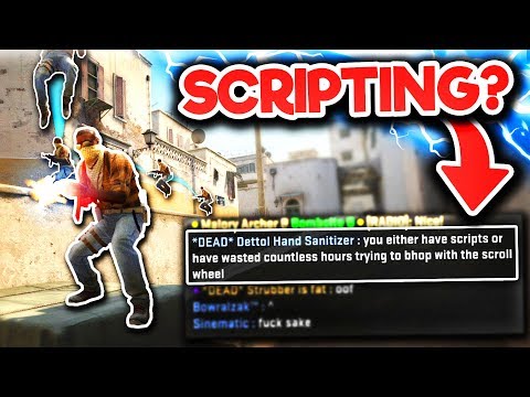 SCRIPTING OR GOOD AT BHOPPING? (CS GO Funny Moments)