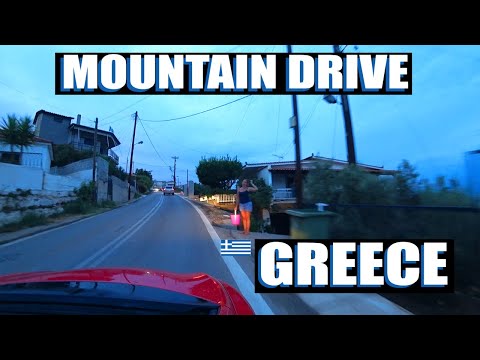 Driving To Ano Akrata - The Well Hidden Greek Mountain Village