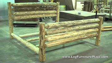 Cedar Lake Rodeo Log Bed | Cabin Beds | Cabin Furniture from JHE