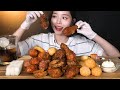 SUB[광고]60계치킨 간지반 고추반 다리만 먹방 🍗 웨지감자 치즈볼까지 리얼사운드 chicken mukbang ASMR